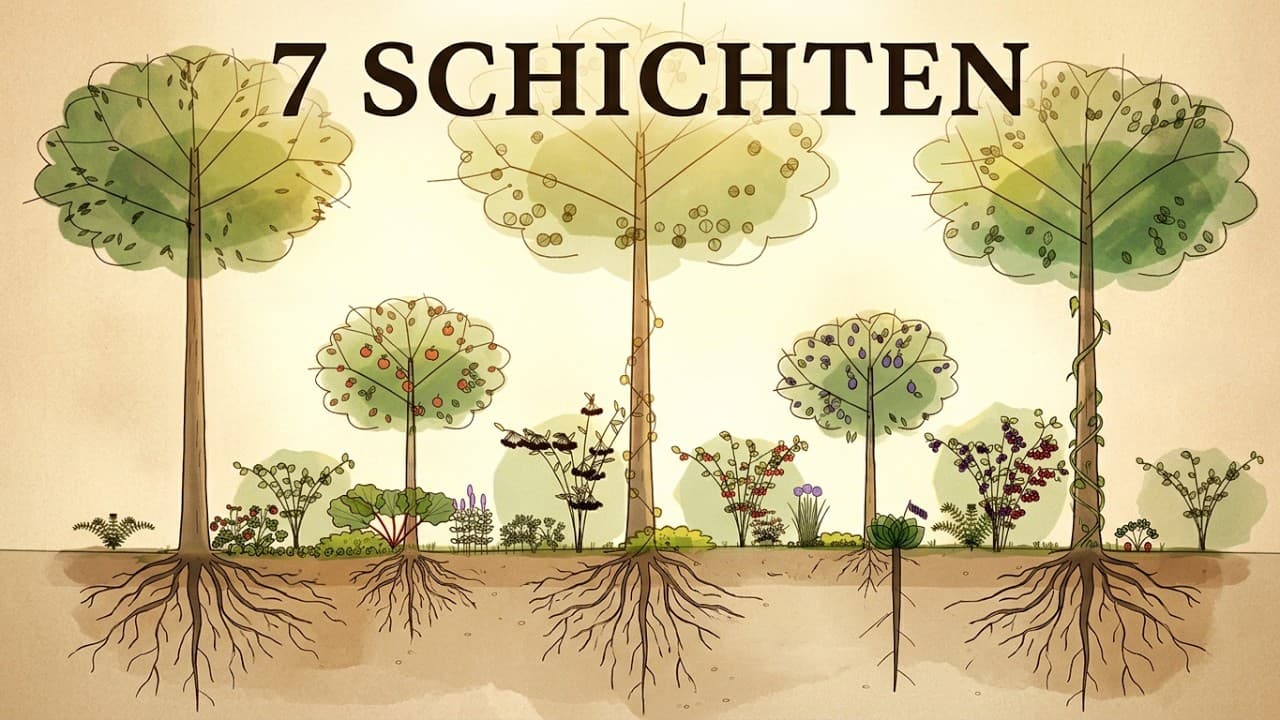 Waldgarten anlegen: Die 7 Schichten einfach erklärt
