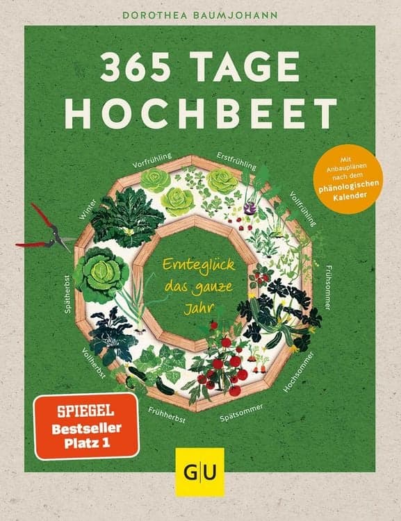 Buchcover: 365 Tage Hochbeet